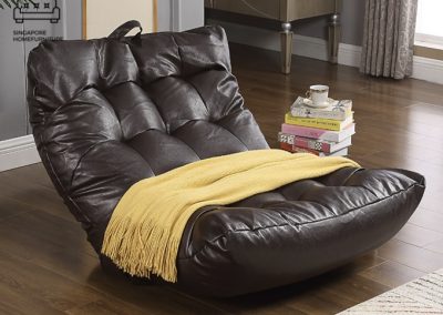 Ziln Leather Bean Bag Singapore SingaporeHomeFurniture