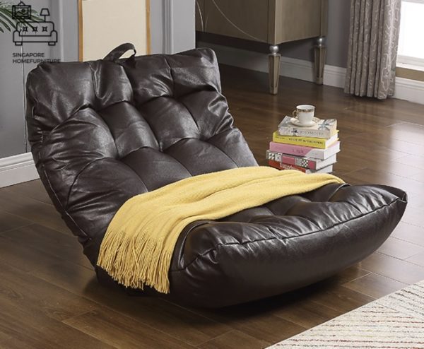 Ziln Leather Bean Bag Singapore SingaporeHomeFurniture