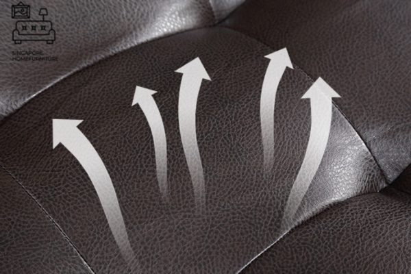 Ziln Leather Bean Bag Singapore SingaporeHomeFurniture