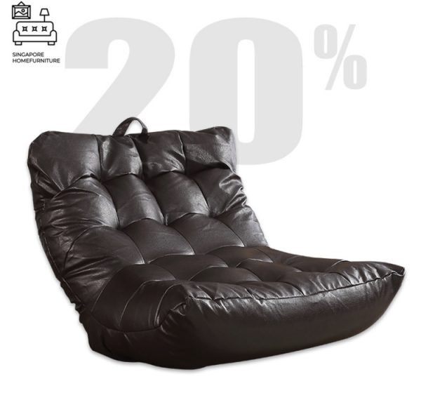 Ziln Leather Bean Bag Singapore SingaporeHomeFurniture