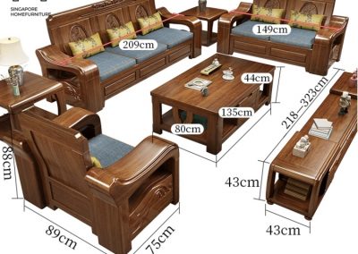 Albacete Wooden Sofa Singapore Storage Sofa Singapore SingaporeHomeFurniture