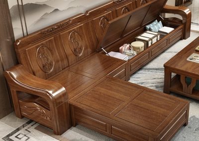 Albacete Wooden Sofa Singapore Storage Sofa Singapore SingaporeHomeFurniture