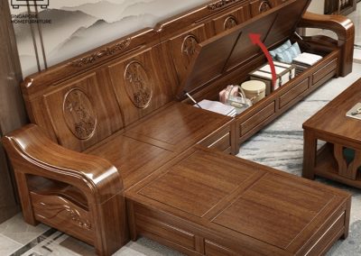 Albacete Wooden Sofa Singapore Storage Sofa Singapore SingaporeHomeFurniture