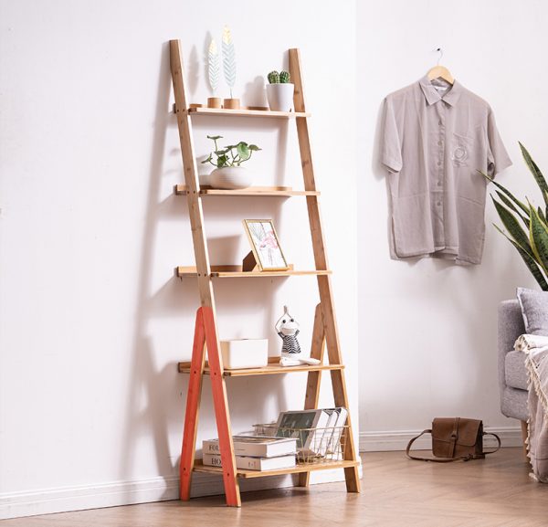 ALEXANDRIA® Ladder Shelf (New) | Two Colours: Golden Oak, Walnut | $$ - Image 11