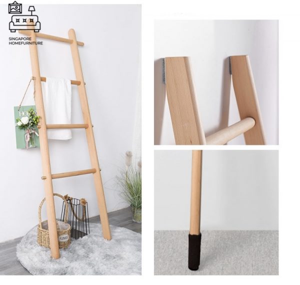 BRALIA® Ladder Shelf | Two Colours: Golden Oak, Walnut | $ - Image 5