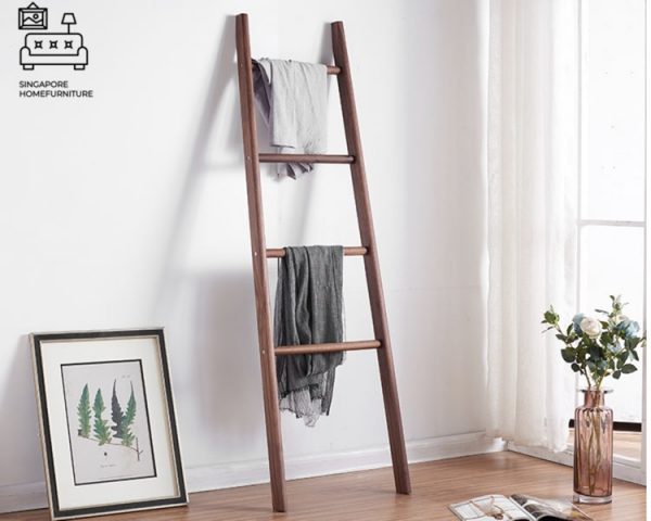 BRALIA® Ladder Shelf | Two Colours: Golden Oak, Walnut | $ - Image 4