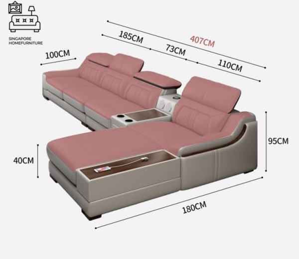 Burgos Leather Sofa Singapore SingaporeHomeFurniture