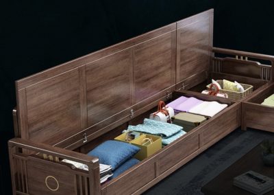 Huelva Wooden Sofa Singapore Storage Sofa Singapore SingaporeHomeFurniture