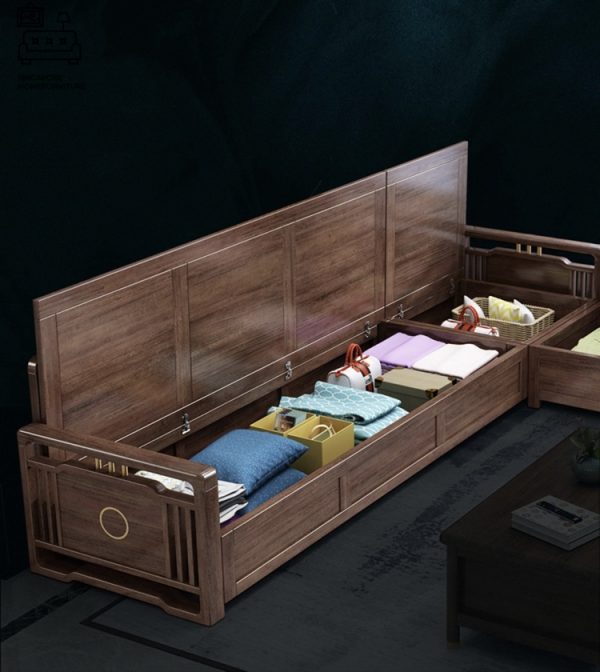 Huelva Wooden Sofa Singapore Storage Sofa Singapore SingaporeHomeFurniture