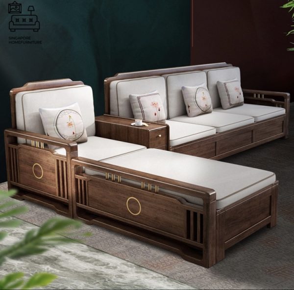 Huelva Wooden Sofa Singapore Storage Sofa Singapore SingaporeHomeFurniture