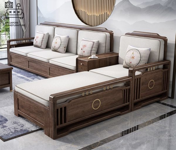 Huelva Wooden Sofa Singapore Storage Sofa Singapore SingaporeHomeFurniture