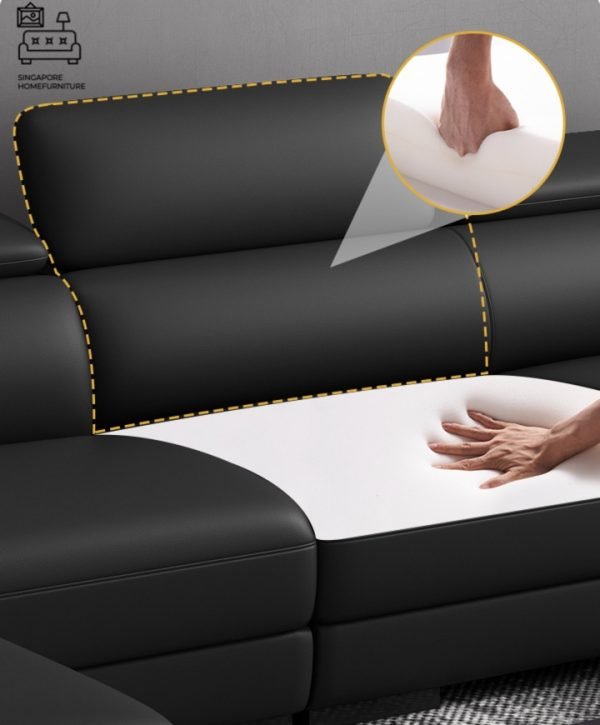 Lugo Leather Sofa Singapore SingaporeHomeFurniture