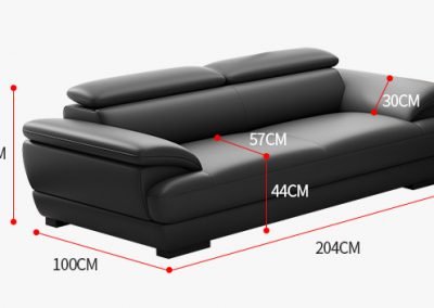 Lugo Leather Sofa Singapore SingaporeHomeFurniture