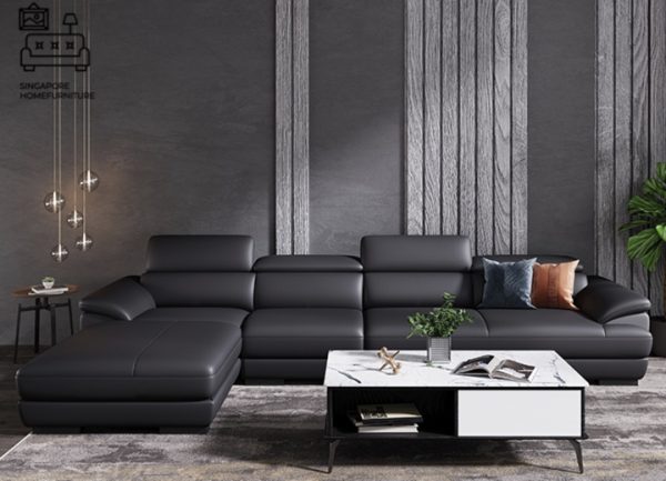 Lugo Leather Sofa Singapore SingaporeHomeFurniture