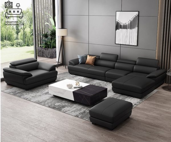 Lugo Leather Sofa Singapore SingaporeHomeFurniture