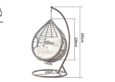 Mossoro Rattan Swing Chair Singapore SingaporeHomeFurniture