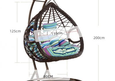 Olinda Rattan Swing Chair Singapore SingaporeHomeFurniture