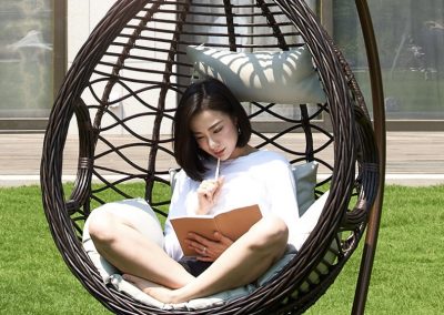 Olinda Rattan Swing Chair Singapore SingaporeHomeFurniture