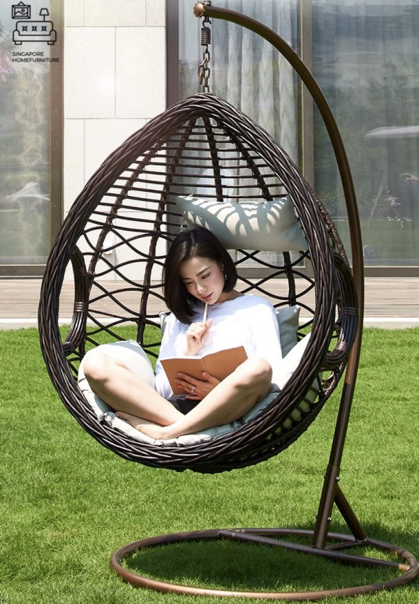 Olinda Rattan Swing Chair Singapore SingaporeHomeFurniture