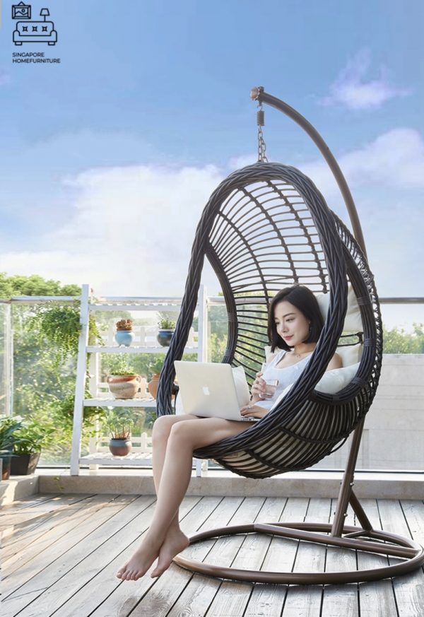 Olinda Rattan Swing Chair Singapore SingaporeHomeFurniture