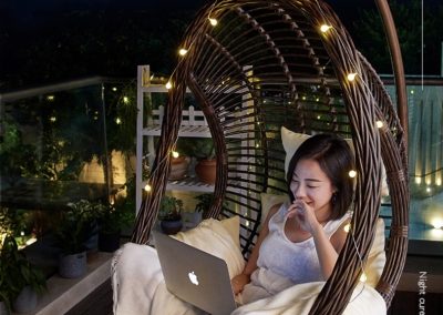 Olinda Rattan Swing Chair Singapore SingaporeHomeFurniture