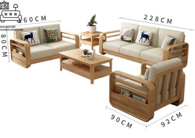Ourense Wooden Sofa Singapore SingaporeHomeFurniture