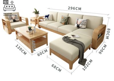 Ourense Wooden Sofa Singapore SingaporeHomeFurniture