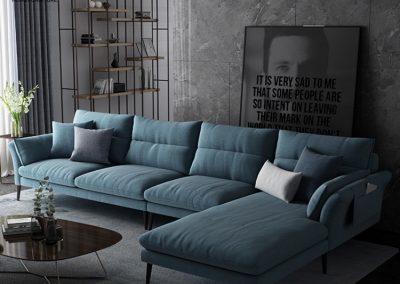 Ronda L-Shape Sofa Singapore SingaporeHomeFurniture