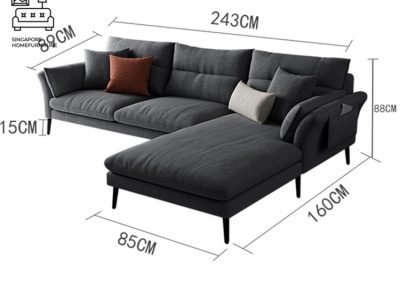 Ronda L-Shape Sofa Singapore SingaporeHomeFurniture