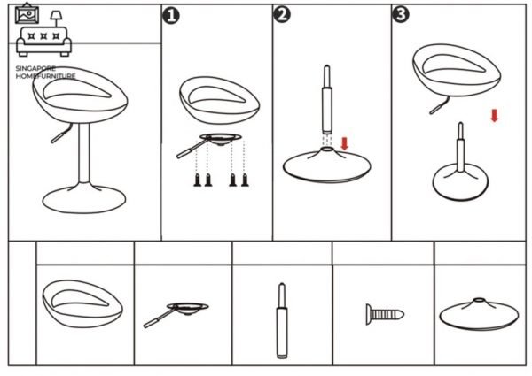 Salta Adjustable Bar Stool Singapore SingaporeHomeFurnitureFoldable Bar Stool Singapore SingaporeHomeFurniture