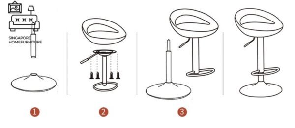 Formosa Adjustable Bar Stool Singapore SingaporeHomeFurnitureFoldable Bar Stool Singapore SingaporeHomeFurniture