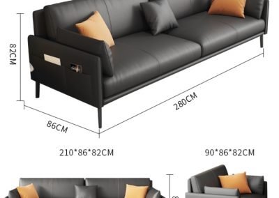 Seville Leather Sofa Singapore SingaporeHomeFurniture