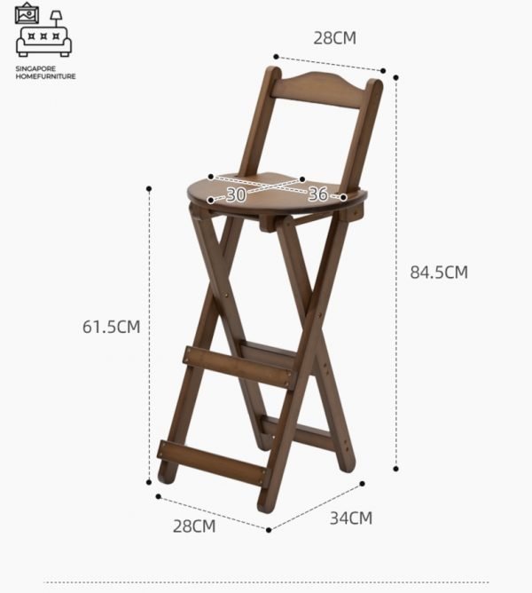 Tandil Foldable Bar Stool Singapore SingaporeHomeFurniture