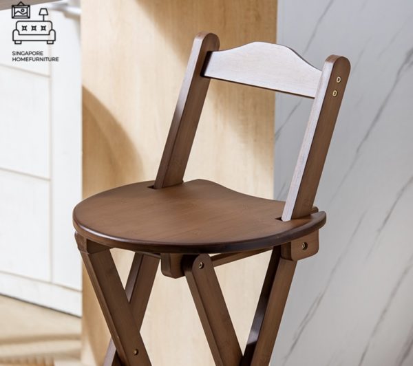 TANDIL® Foldable Bar Stool | Wooden Bar Stool | 2 Colours: Golden Oak, Walnut | $$ - Image 6