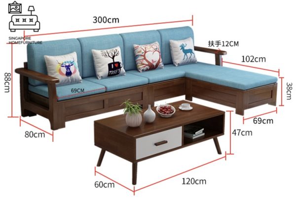 TARRAGONA® Storage Sofa | Wooden Sofa | L Shape Sofa | Multiple Seaters | $$ - Image 4