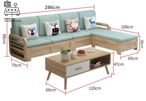 TARRAGONA® Storage Sofa | Wooden Sofa | L Shape Sofa | Multiple Seaters | $$ - Image 6