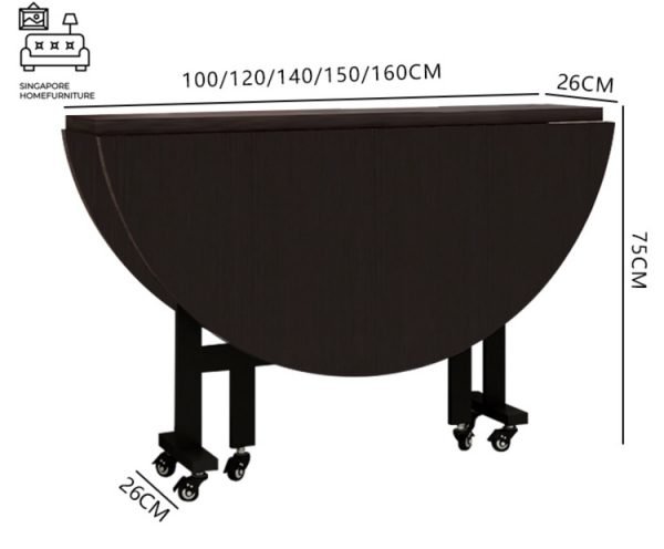 TIEL® Folding Dining Table | Convenient & Space Efficient | $$$ - Image 4