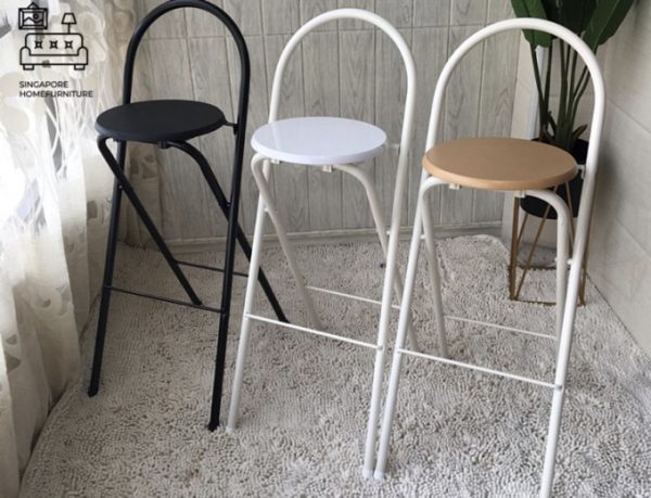 Vidma Foldable Bar Stool Singapore SingaporeHomeFurniture