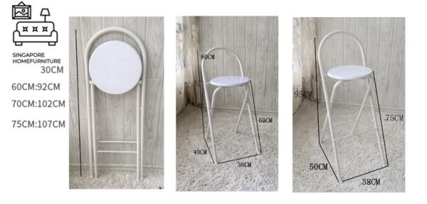Vidma Foldable Bar Stool Singapore SingaporeHomeFurniture