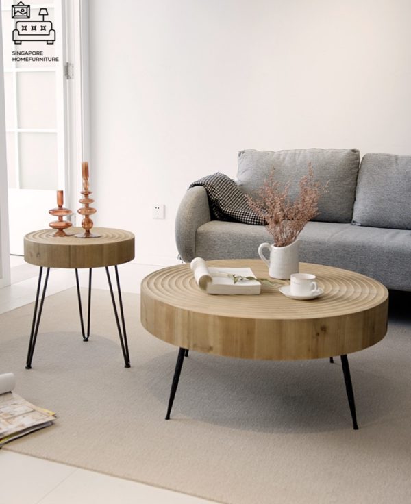 BOLSWARD® Wooden Coffee Table | Unique Design | 2 Lengths: 400mm or 800mm | $$ - Image 11