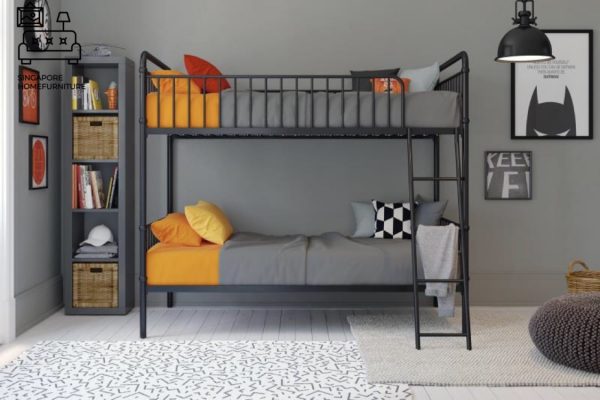 COUVIN® Loft Bed Frame | Space-Saving | 3 Sizes: Single, Small Double, Queen | 3 Colours | Option: Mattress | $$ - Image 6