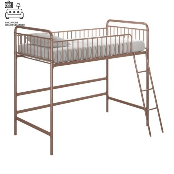 COUVIN® Loft Bed Frame | Space-Saving | 3 Sizes: Single, Small Double, Queen | 3 Colours | Option: Mattress | $$ - Image 4