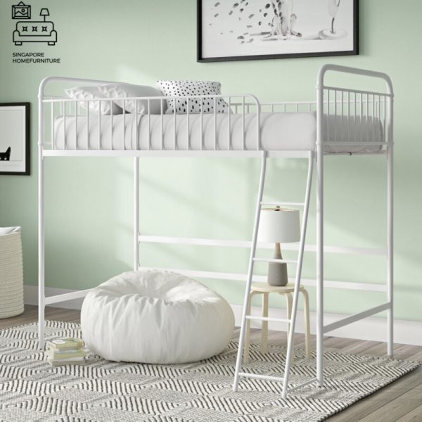 COUVIN® Loft Bed Frame | Space-Saving | 3 Sizes: Single, Small Double, Queen | 3 Colours | Option: Mattress | $$ - Image 15
