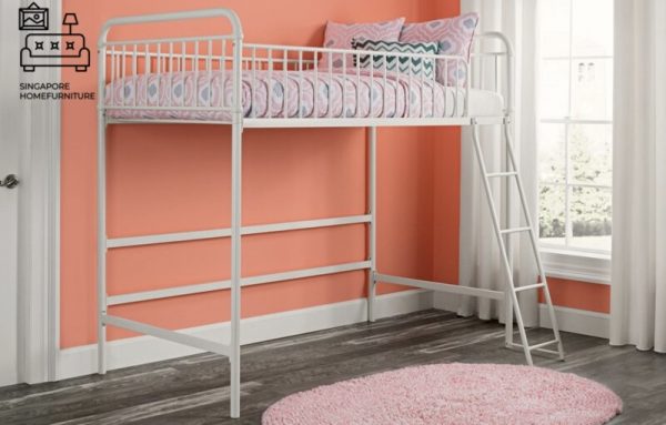 COUVIN® Loft Bed Frame | Space-Saving | 3 Sizes: Single, Small Double, Queen | 3 Colours | Option: Mattress | $$ - Image 12