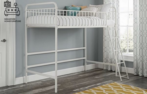 COUVIN® Loft Bed Frame | Space-Saving | 3 Sizes: Single, Small Double, Queen | 3 Colours | Option: Mattress | $$ - Image 10