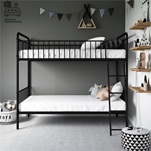 COUVIN® Loft Bed Frame | Space-Saving | 3 Sizes: Single, Small Double, Queen | 3 Colours | Option: Mattress | $$ - Image 9