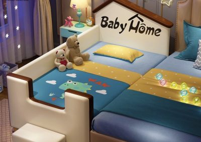 Deinze Kids Bed Frame Singapore Children Bed Frame Singapore SingaporeHomeFurniture