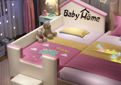 Deinze Kids Bed Frame Singapore Children Bed Frame Singapore SingaporeHomeFurniture