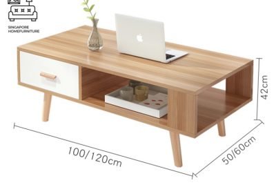 Emmen Wooden Coffee Table Singapore SingaporeHomeFurniture