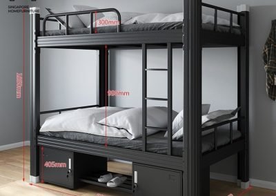 Eupen Double Decker Bed Frame Singapore Bunk Bed Singapore SingaporeHomeFurniture